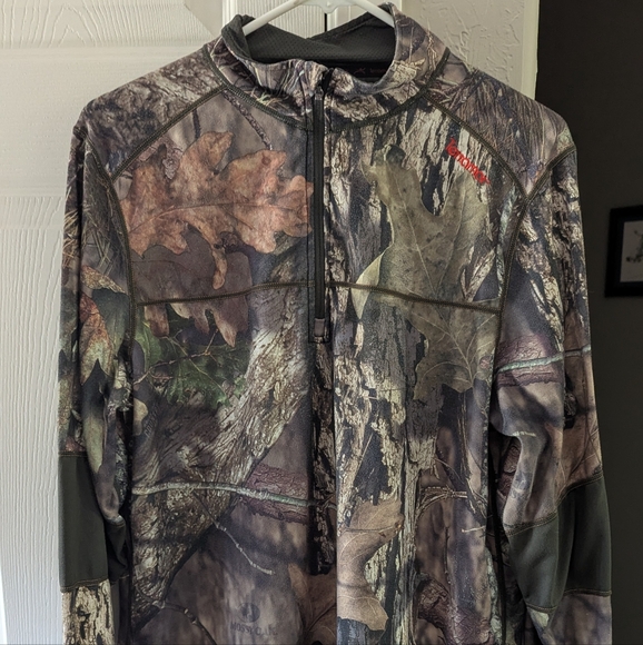 Terramar Mossy Oak Performance Quarter Zip - Picture 1 of 4